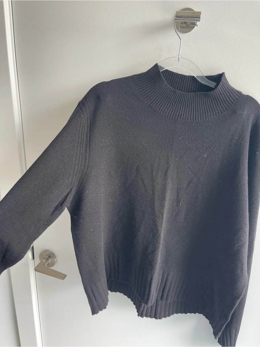 J Crew Cashmere Black Sweater